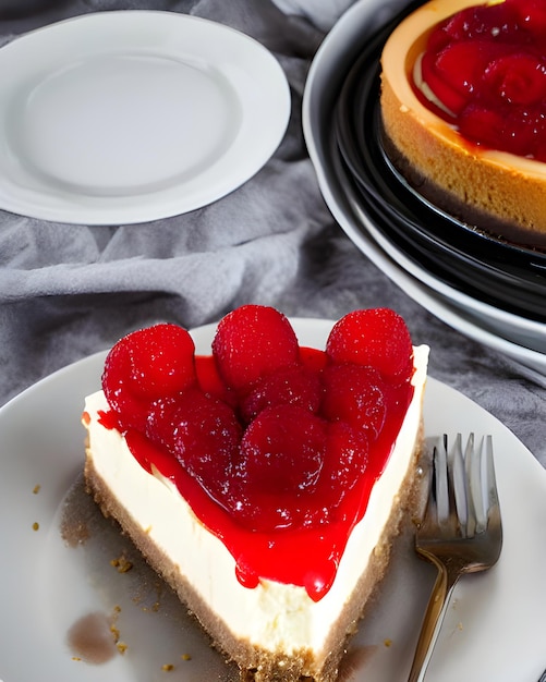 Cheesecake with cherry