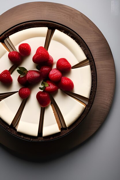 Cheesecake with cherry