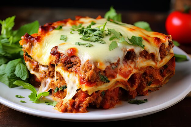 Cheesy Baked Italian Lasagna