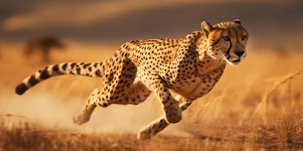 Cheetah Expression in the Savannah