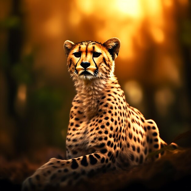 Cheetah in forest WorldWildlifeDay