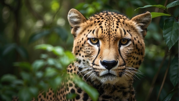 Cheetah in de diepe jungle foto