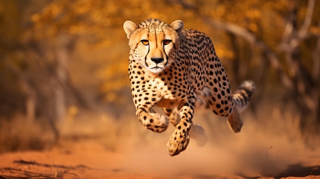 Cheetah in de savanne