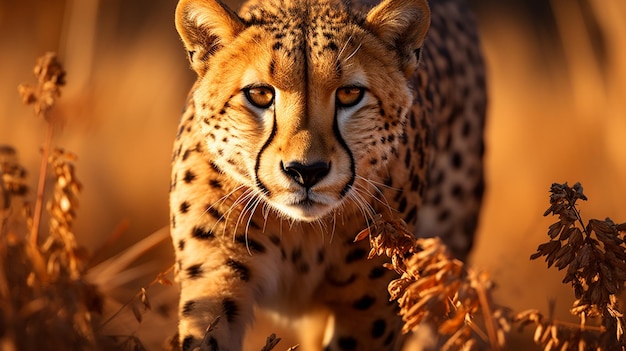 cheetah in het wilde dier