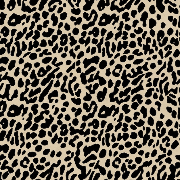 Foto cheetah-patroon met zwarte inkt