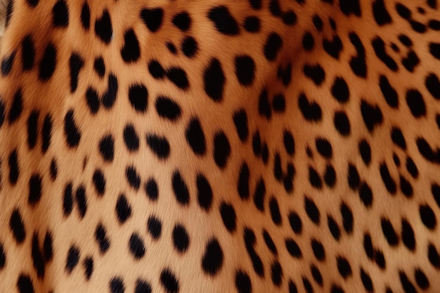 Premium AI Image | Cheetah pattern fur texture