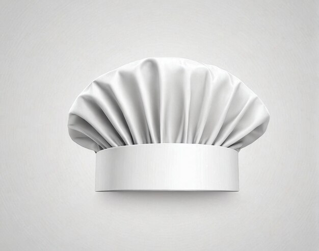 a chef hat with a blank paper