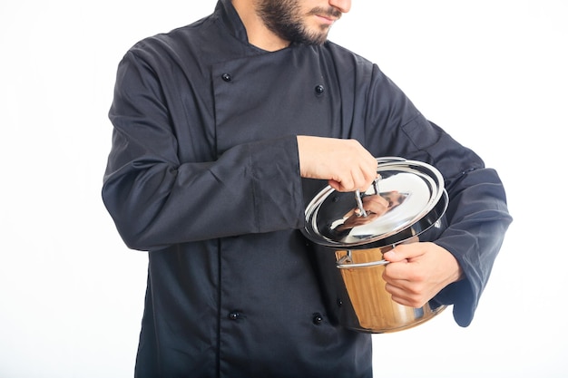 Chef isolated on white background