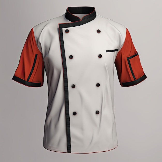 Foto chef jas mock-up chef uniform chef jas