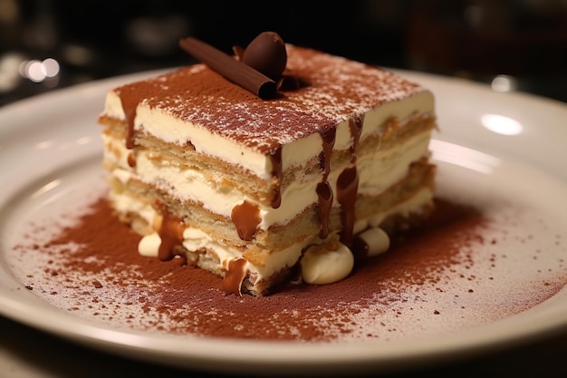 Итальянский десерт шеф-повар Джонс Тирамису