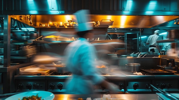 chef keuken blur medium full shot