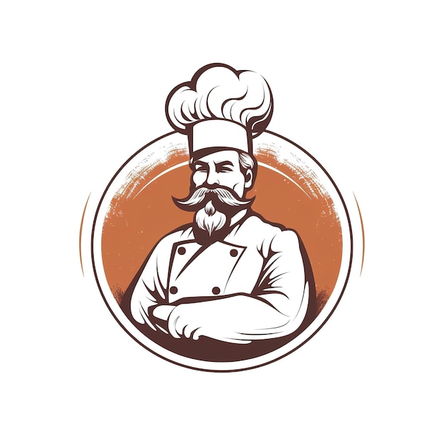 Foto chef-kok logo ontwerp