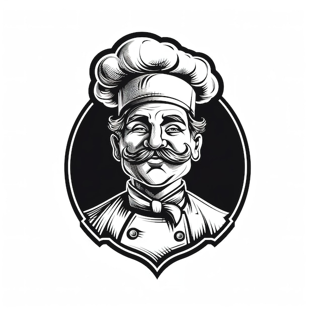 Foto chef-kok logo ontwerp