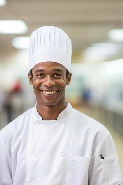 Chef-kok man HispanicLatino Middelbare leeftijd Zelfverzekerde pose