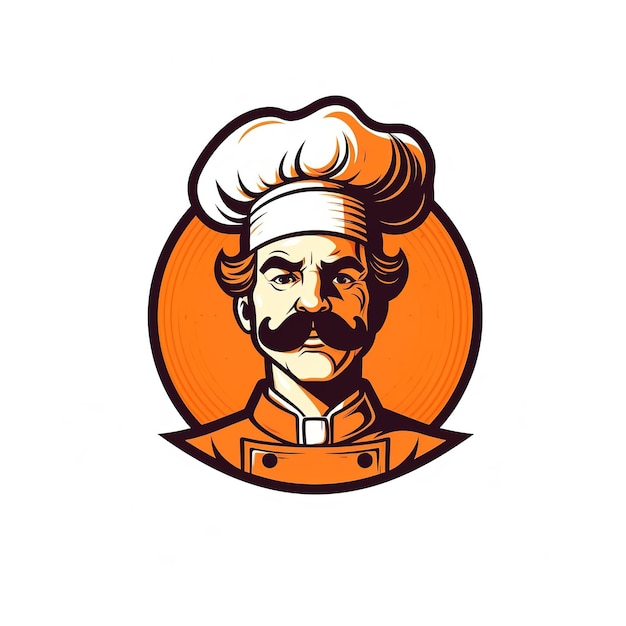 Foto design del logo dello chef