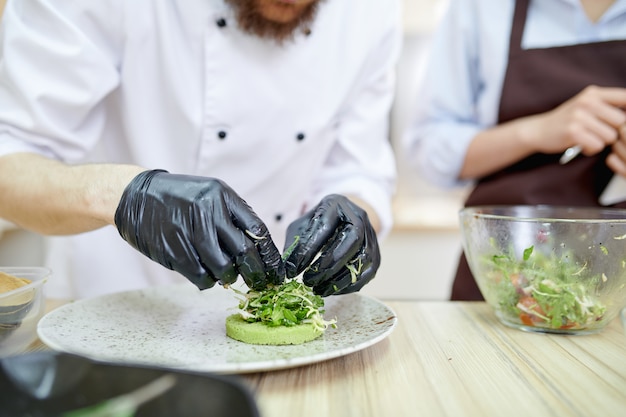 Chef Plating gerechten