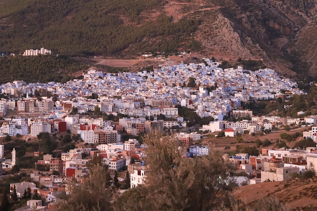 Chefchaouen-stad in Marokko