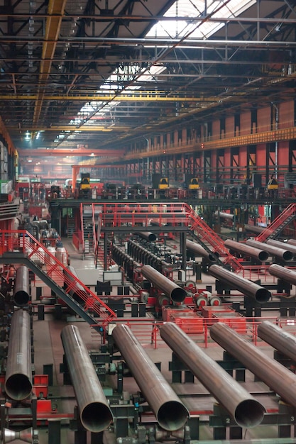 Chelyabinsk, rusland - 22 oktober 2014: tube rolling plant