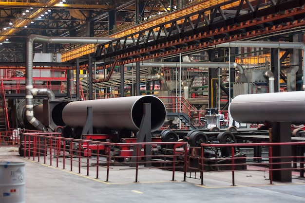 Chelyabinsk, Russia - October 22, 2014: Tube Rolling plant