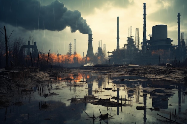 Химическая промышленность и загрязнение окружающей среды