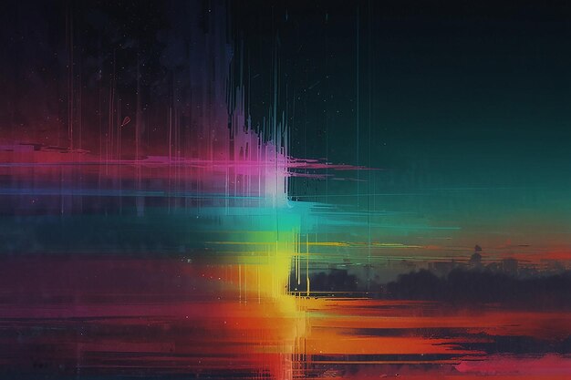 Chemical Instability Glitch Digital Art Experimentation