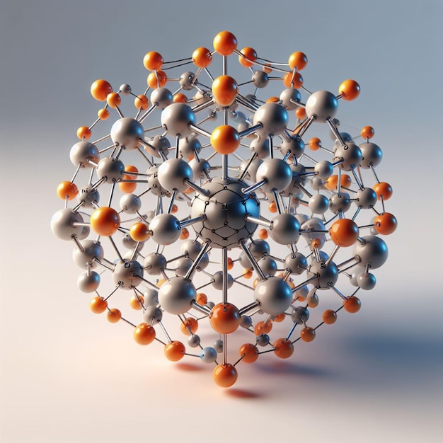 Photo chemical structure of a molecule