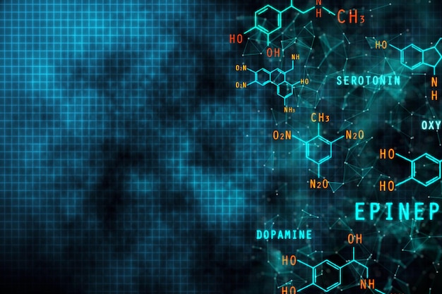 Chemische formule achtergrond