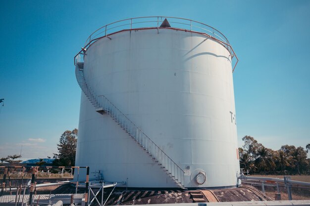 Chemistry tank white in factory