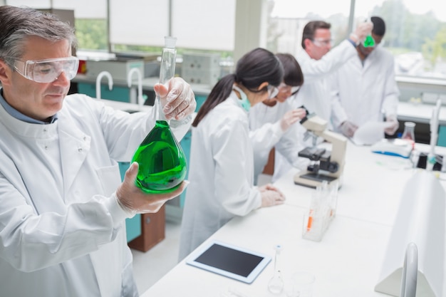 Chemists working in a laboratory