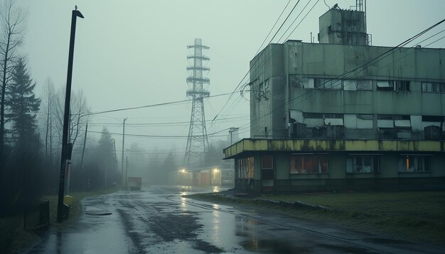 Chernobyl Fukushima movie by Wes Anderson gloomy foggy