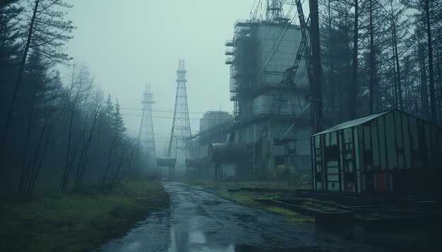 Chernobyl Fukushima movie by Wes Anderson gloomy foggy