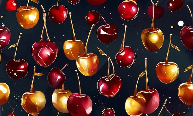 cherries background