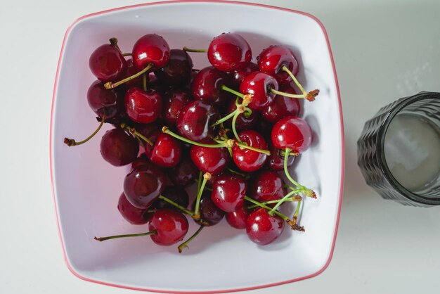 Cherries in a bowl