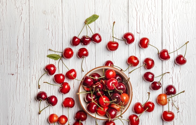 Cherries in a bowl