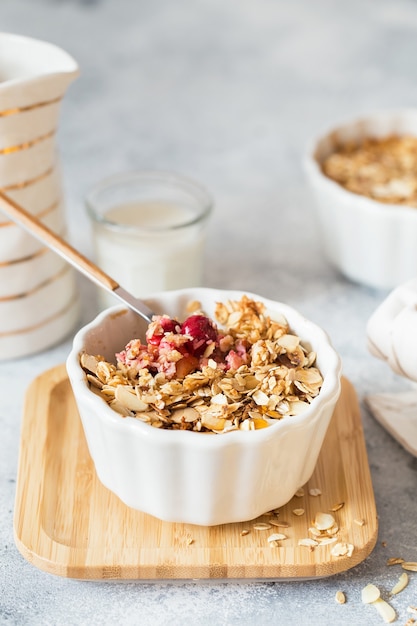 Cherry and Apricot crumble pie