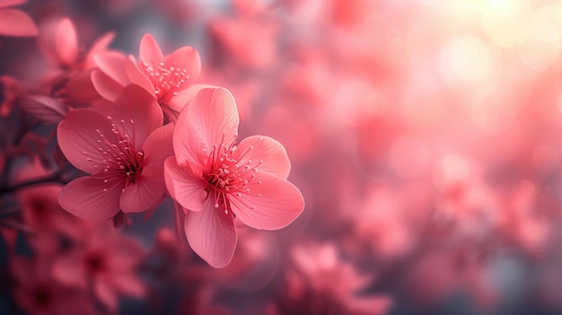 桜の花の背景