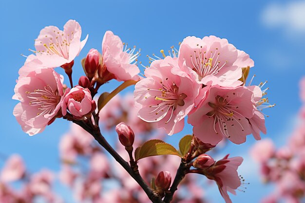 Cherry Blossom Bliss Under Blue Skies