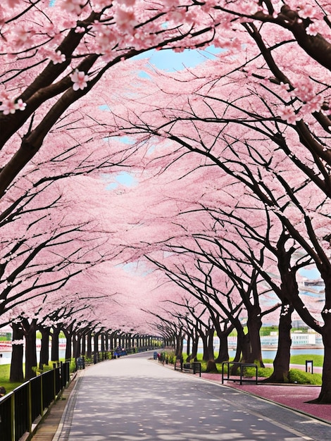 Cherry Blossom City 4K