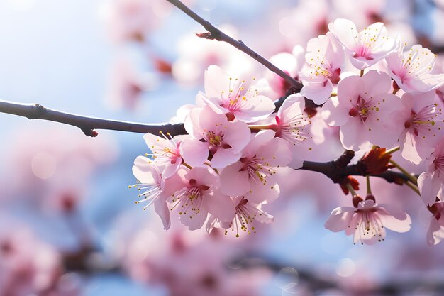 Cherry Blossom CloseUp View