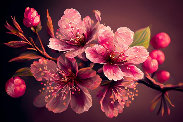 Cherry blossom Digital art