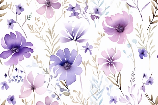 Cherry Blossom Dreams Seamless Floral Beauty Blossom Bouquet Floral Pattern Showcase