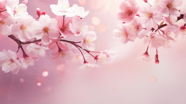 Cherry blossom flower background