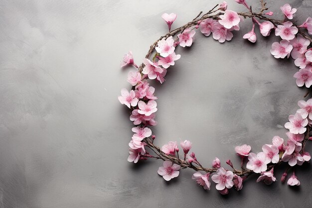 Cherry Blossom Frame for Text