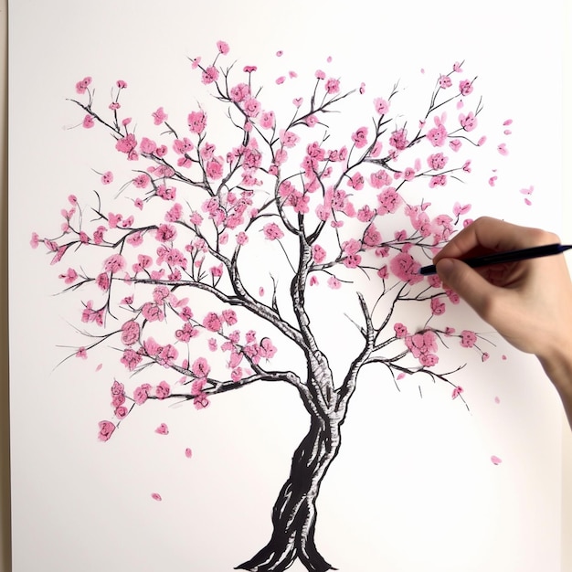 2400 Cherry Tree Drawing Stock Photos Pictures  RoyaltyFree Images   iStock