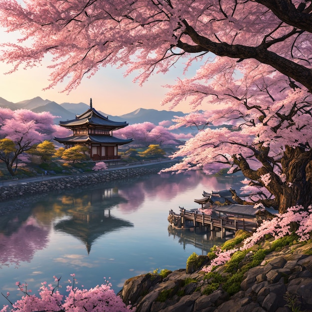 写真 日本 の 桜 の 花 の 季節