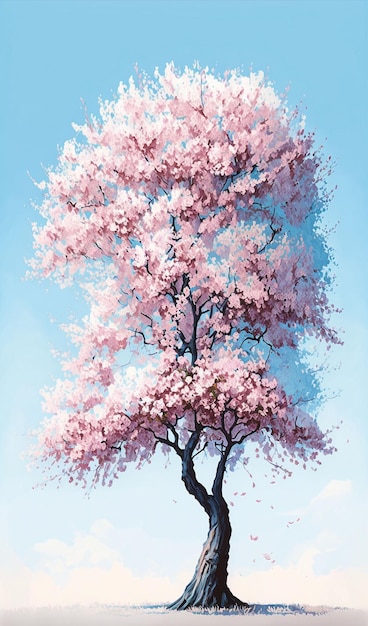 Cherry Blossom Serenity Generatieve ai