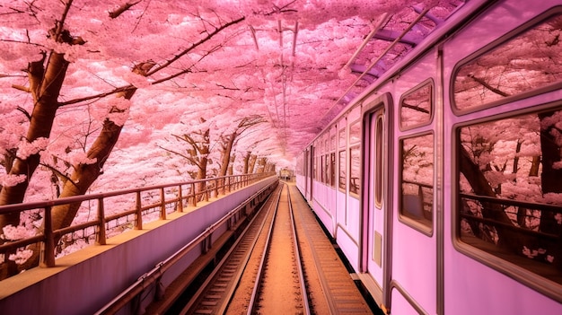 cherry blossom in tokyo japan