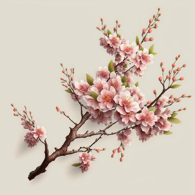 Cherry Blossom Tree Twig