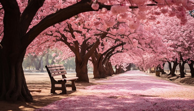 Photo cherry blossom tree