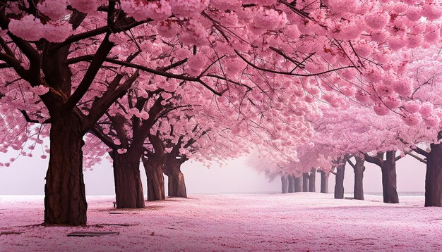 Photo cherry blossom tree